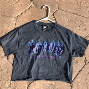 Thrasher Cropped Shirt